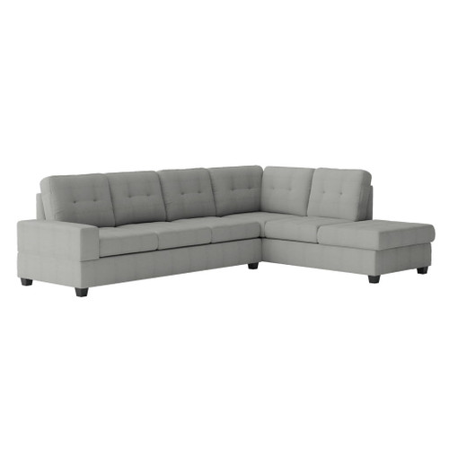 Maston - 3 Piece Reversible Sectional With Drop-Down Cup Holders And Storage Ottoman