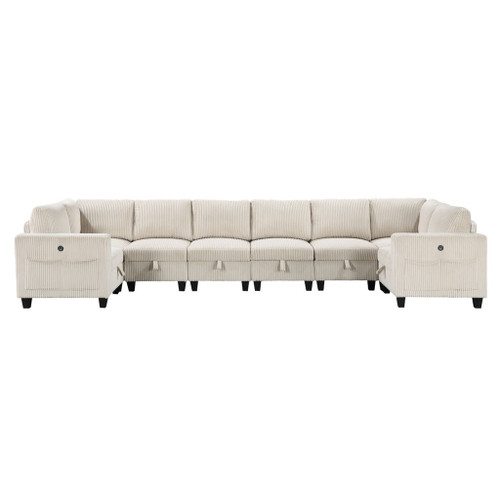 Walterboro - Sectional With Storage, Storage Pouches And Charging Ports