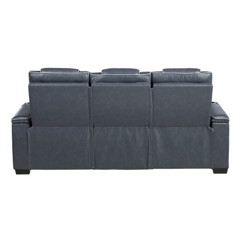 Apex - Power Double Reclining Sofa With Center Drop-Down Cup Holders, Power Headrests, Storage Arms With Cup Holders, Reading Lights, Wireless Charger, Air Massage And Heat, LED Lighting And Charging Ports