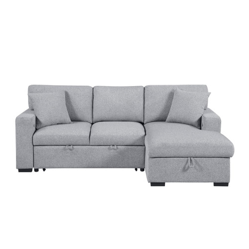 Pompano - Sectional With Chaise, Pull-Out Bed And Hidden Storage, Charging Ports