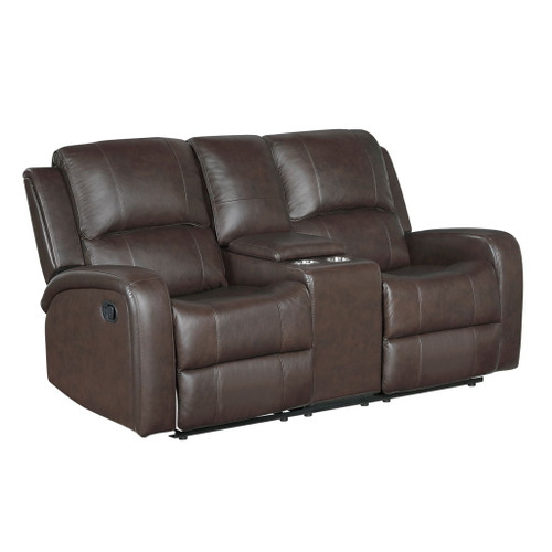 Austin - Double Reclining Loveseat With Center Console -