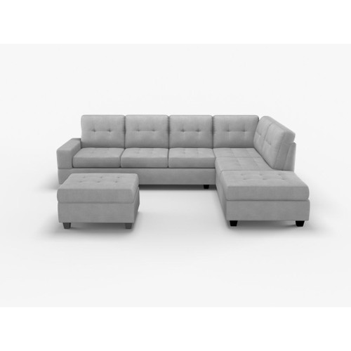 Maston - 2 Piece Reversible Sectional With Drop-Down Cup Holders