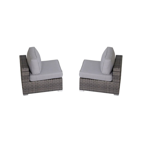 Modern Rattan Wicker Seating Group With Cushions