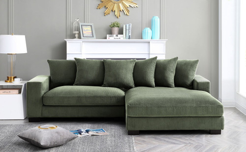 Luxe - Oversized 2 Piece Sectional Couches For Living Room, L Shaped Sofa With Chaise