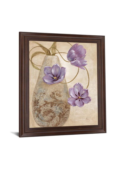 Twilight Petals - 28" x 34" Framed Wall Art