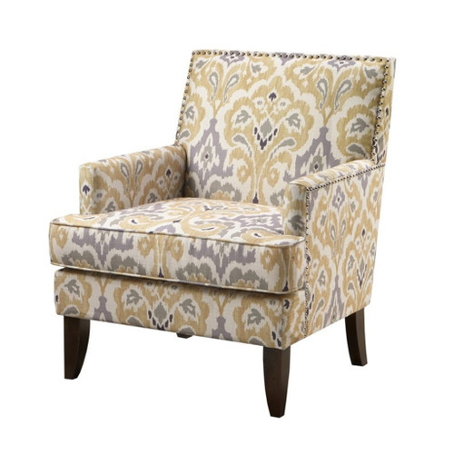 Colton - Track Arm Club Chair With Nailhead Trim