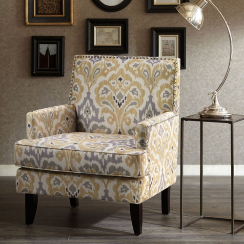 Colton - Track Arm Club Chair With Nailhead Trim