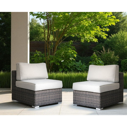 Minnesota - Armless Patio Chairs (Set of 2)
