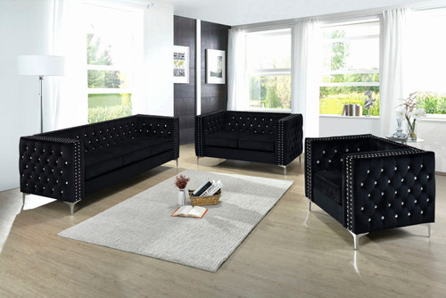Monaco - Sofa - Black