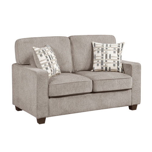 Frances - Loveseat - Taupe