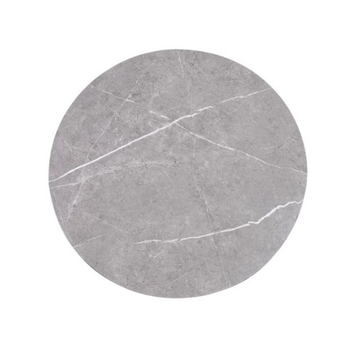 Keegan - Round Coffee Table With Shelf - Oak