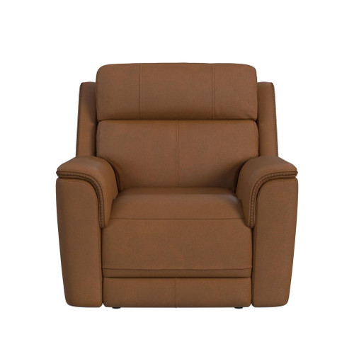 Mustang - Power Motion Recliner With Power Headrest And Lumbar - Butternut
