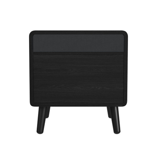 Halo - Square Smart End Table - Black