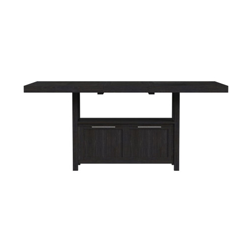 Transcend - Counter Table With Leaf - Charcoal