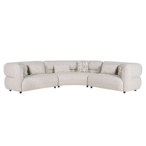 Four Seasons - Sectional Set With 6 Pillows - Camel