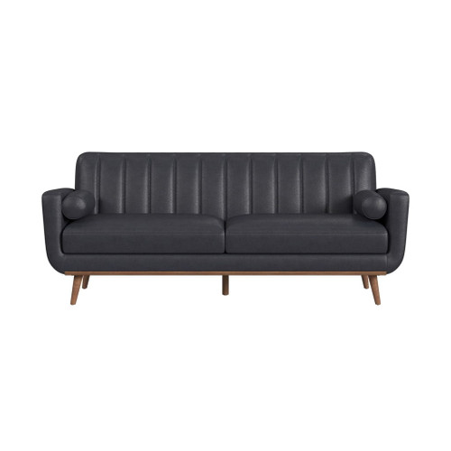 Horizon - Sofa With Wood Front And 2 Pillows