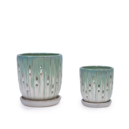 Flowerpot With Drainage Hole (Set of 2) Flowerpot With Drainage Hole (Set of 2)