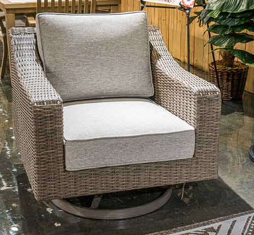 Laguna Heights - Swivel Lounge With Cushion - Beige Laguna Heights - Swivel Lounge With Cushion - Beige