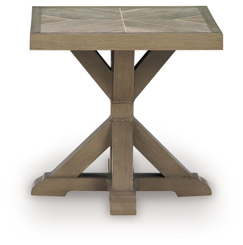 Laguna Heights - Square End Table - Beige