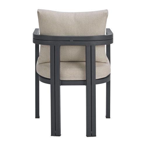 Playa - Dining Chair (Set of 2) - Dark Gray / Beige