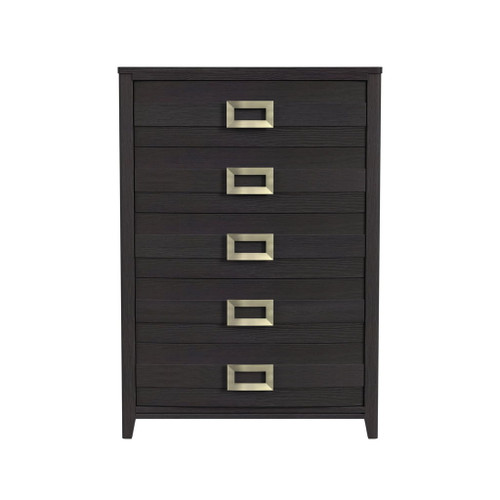 Tobias - 5-Drawer Chest - Black