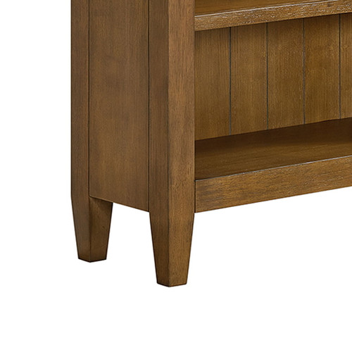 Portico - Open Bookcase - Brown Oak