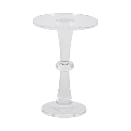 20" Ronalia Acrylic Accent Table - Glass