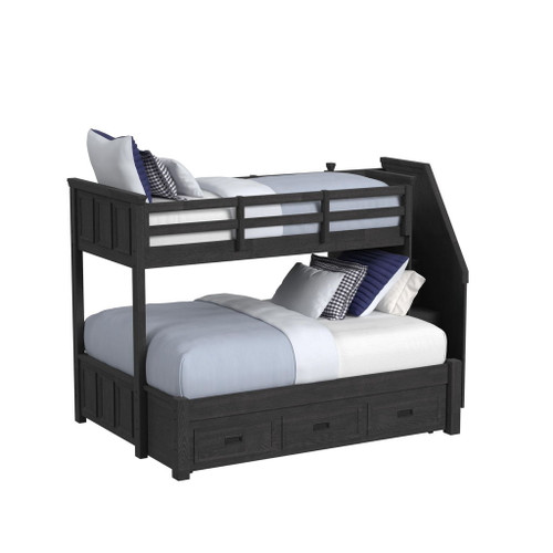 Hampton Kids - Bunk With Staircase And Trundle Bedroom Set