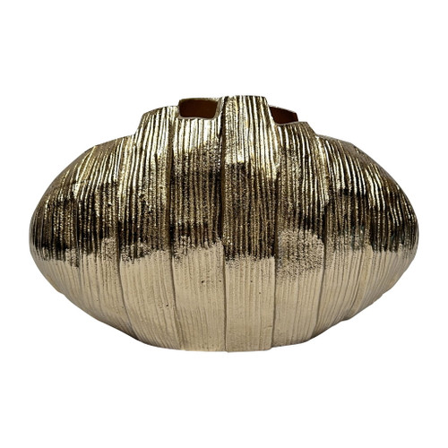 Metal 8" Pavia Small Vase - Gold Metal 8" Pavia Small Vase - Gold