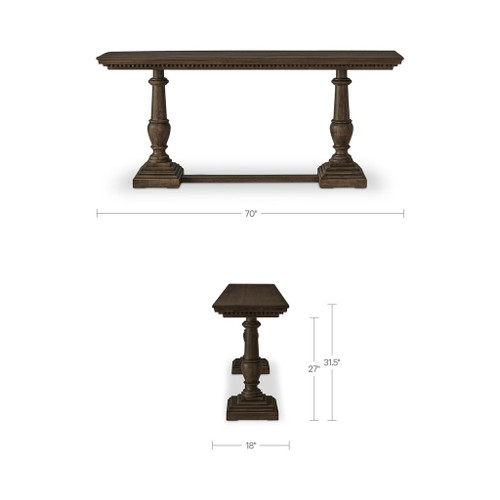 Everson - Console Table - Brown