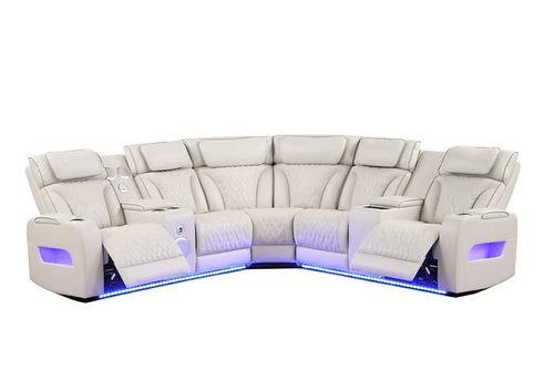Skyline 3pcs Power Reclining Sectional