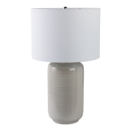 26" Ceramic Table Lamp - Beige