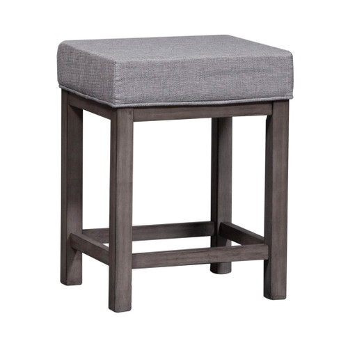 Tanners Creek - Upholstered Console Stool (Set of 3) - Dark Gray