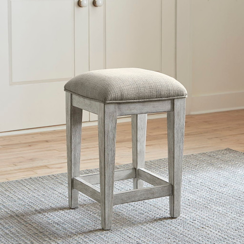 Heartland - Upholstered Console Stool - White Heartland - Upholstered Console Stool - White