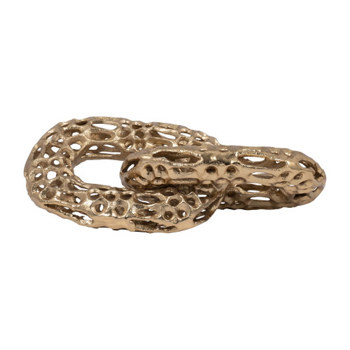 Metal 12" 2-Linked Chains - Gold Metal 12" 2-Linked Chains - Gold