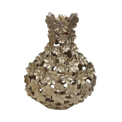 15" Cut-Out Flower Vase - Champagne 15" Cut-Out Flower Vase - Champagne