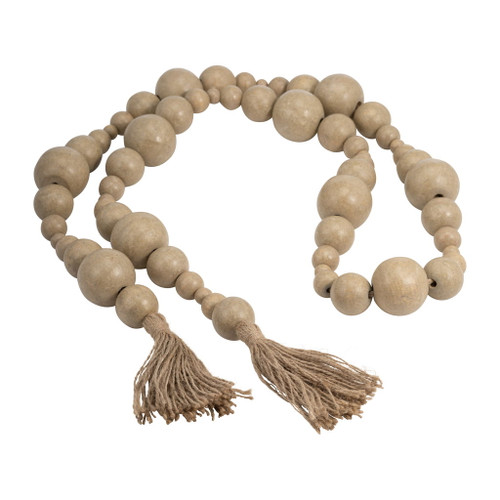 Stonewash Bead Garland - Ivory Stonewash Bead Garland - Ivory