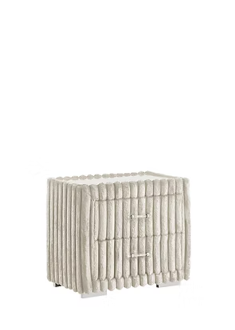 Micah Bedroom Set in Cream Corduroy