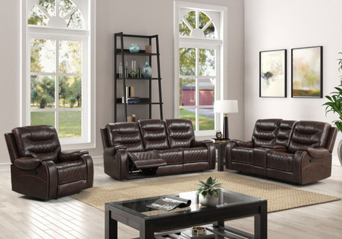 Lombardi - Sofa - Brown Lombardi - Sofa - Brown