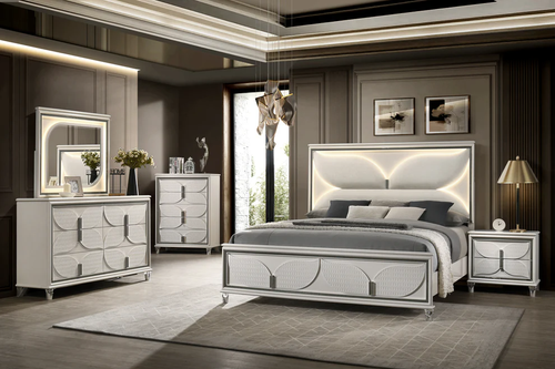 Hayma Bedroom Set in Mysterious Gold B6800 by New Era Innovations