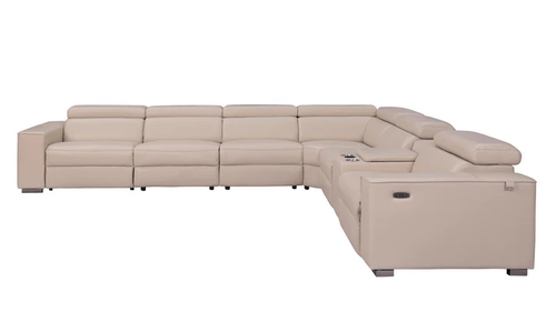 Picasso Beige Power Reclining Sectional