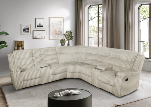 Calantha Soft Corduroy Sectional S3672 by New Era Innovations