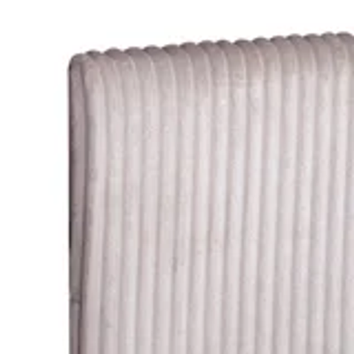 Arianne Cord Fabric Platform Bed in Beige