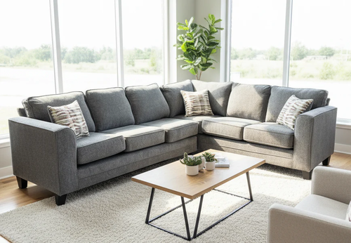 Thea 2PC Fabric Sectional S343 by New Era Innovations