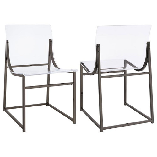 Adino - Acrylic Dining Side Chair (Set of 2) Adino - Acrylic Dining Side Chair (Set of 2)