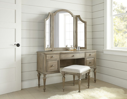 Highland - Vanity And Mirror And Bench