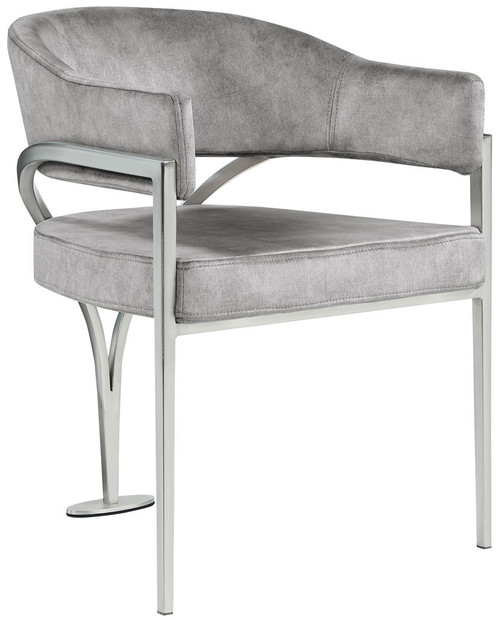 Madelyn - Dining Chair (Set of 2) - Brushed Chrome