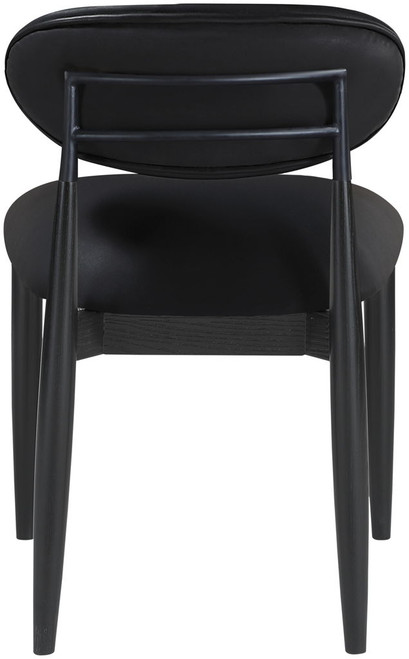 Riccio - Side Chair (Set of 2) - Black Frame