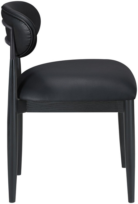 Riccio - Side Chair (Set of 2) - Black Frame