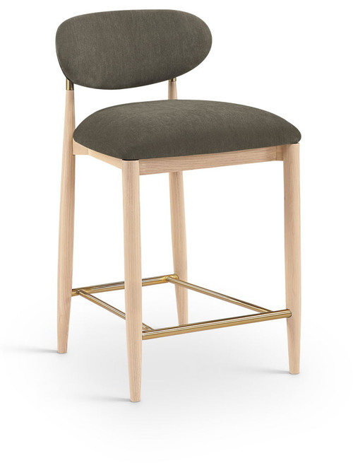 Riccio - Fabric Stool - Natural Frame Riccio - Fabric Stool - Natural Frame